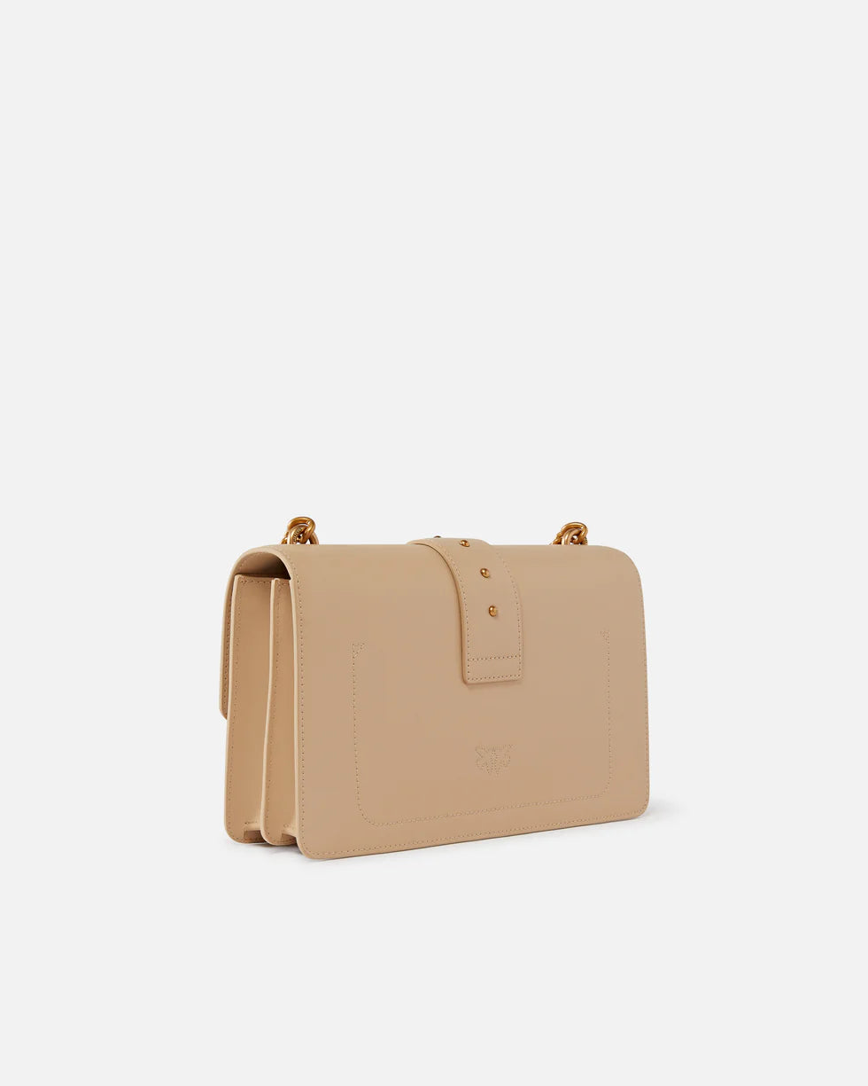 PINKO Borsa media a spalla Love Bag One Simply in pelle