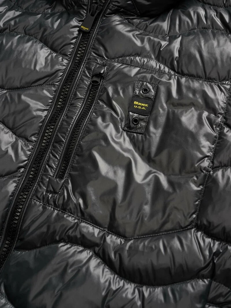 Blauer PIUMINO AD ONDE WAVE