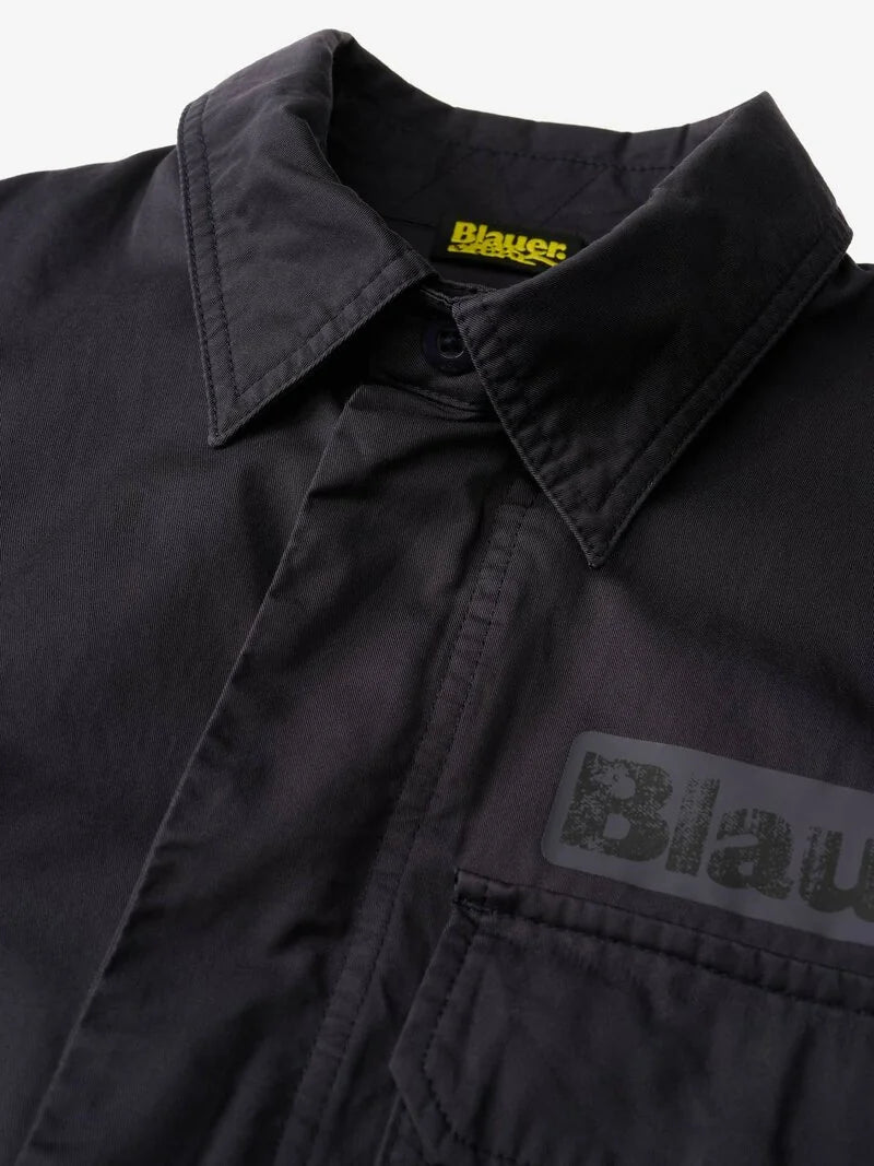 BLAUER CAMICIA MULTITASCHE LAMBERT