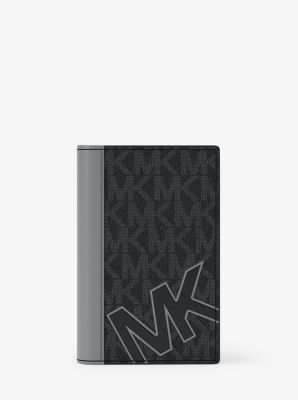 Michael Kors Cooper Signature Logo Folding Card Case