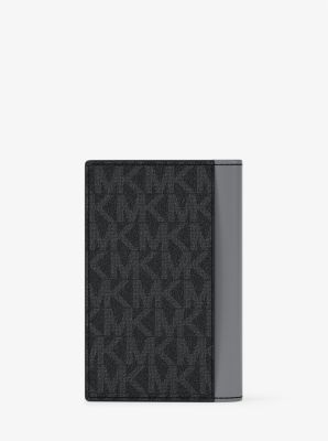Michael Kors Cooper Signature Logo Folding Card Case