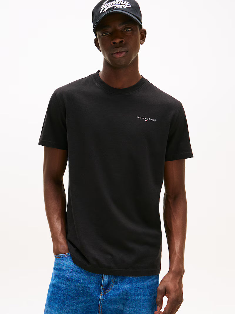 Tommy Jeans T-shirt slim fit in jersey con logo