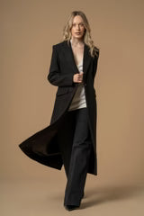 Kocca Cappotto lungo con tasche e pattina - Cappotto Lac