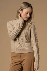 KOCCA Maglia lavorata con punti luce - Maglia M/L Emiliana