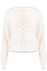 KOCCA Maglia lavorata con punti luce - Maglia M/L Emiliana