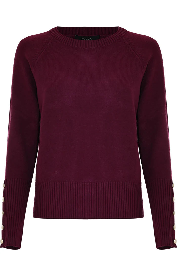 Kocca Maglia a collo alto con dettagli in strass - Maglia M/L Vally