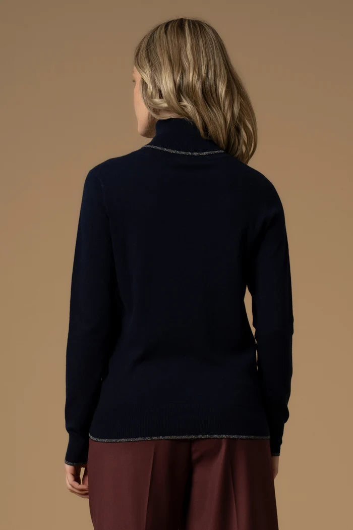 Kocca Maglia a collo alto con dettagli in strass - Maglia M/L Vally