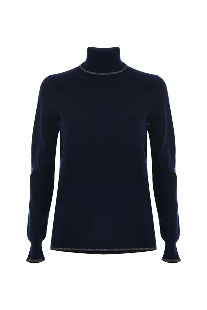 Kocca Maglia a collo alto con dettagli in strass - Maglia M/L Vally