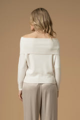 KOCCA Maglia con collo doppio bardot - Maglia M/L Aviera