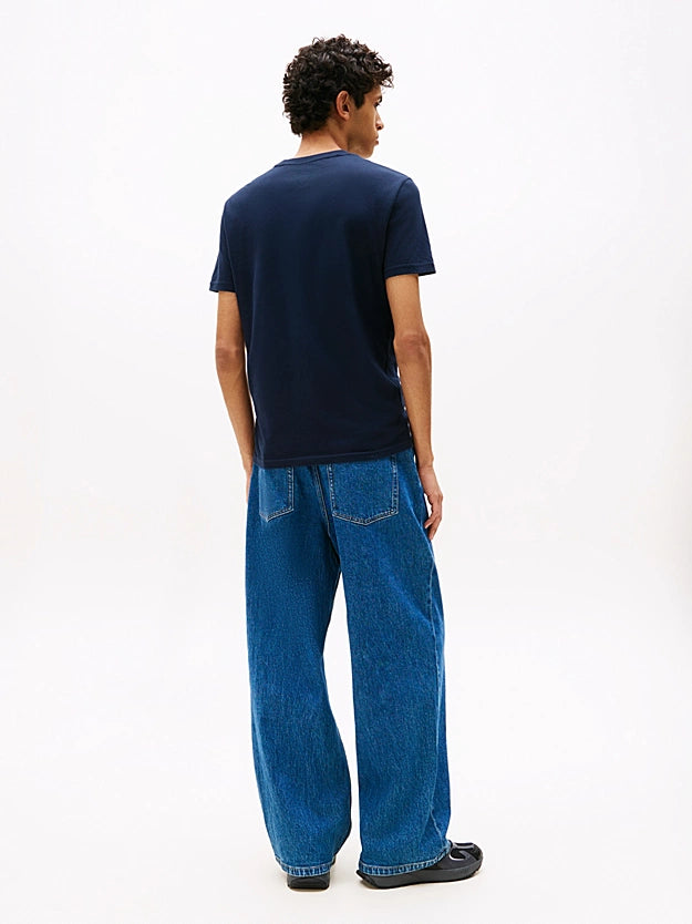 Tommy Jeans T-shirt slim fit in jersey con logo