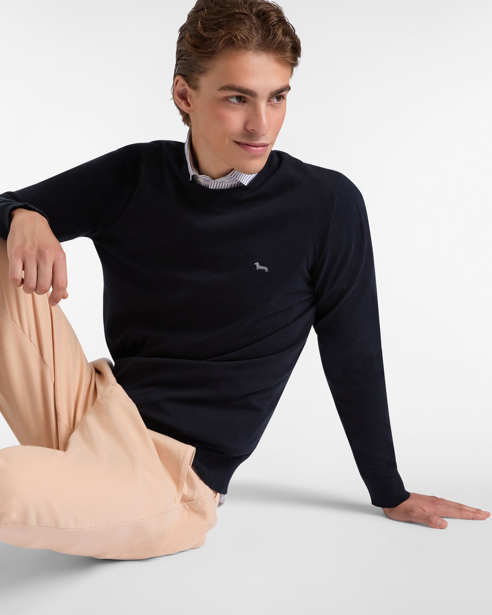 Harmont & Blaine Maglia Essentials in cotone e cashmere
