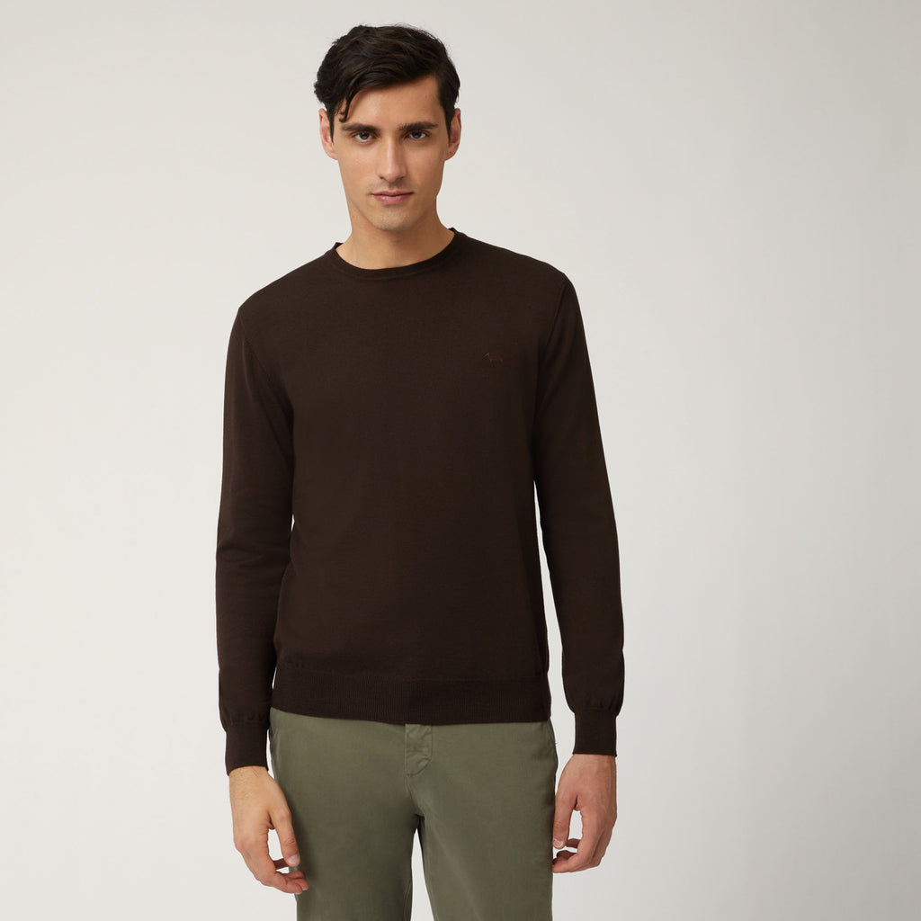 Harmont & Blaine Pullover girocollo Marrone Harmont & Blaine Uomo