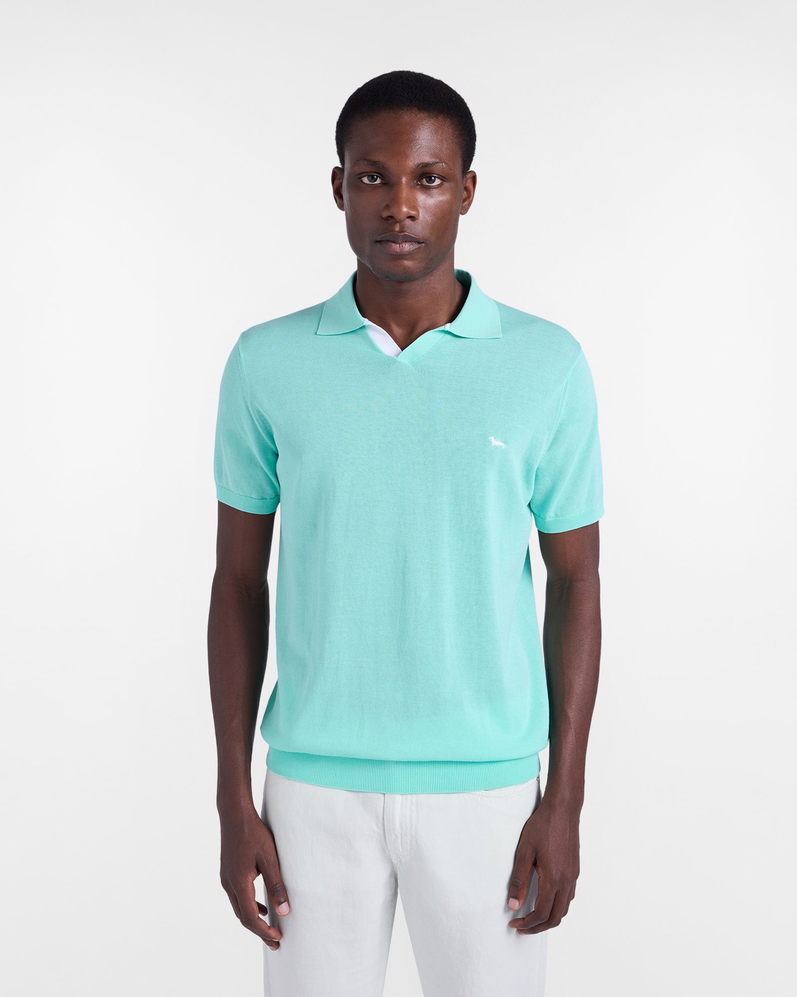 Harmont&Blaine Polo in maglia scollo a V