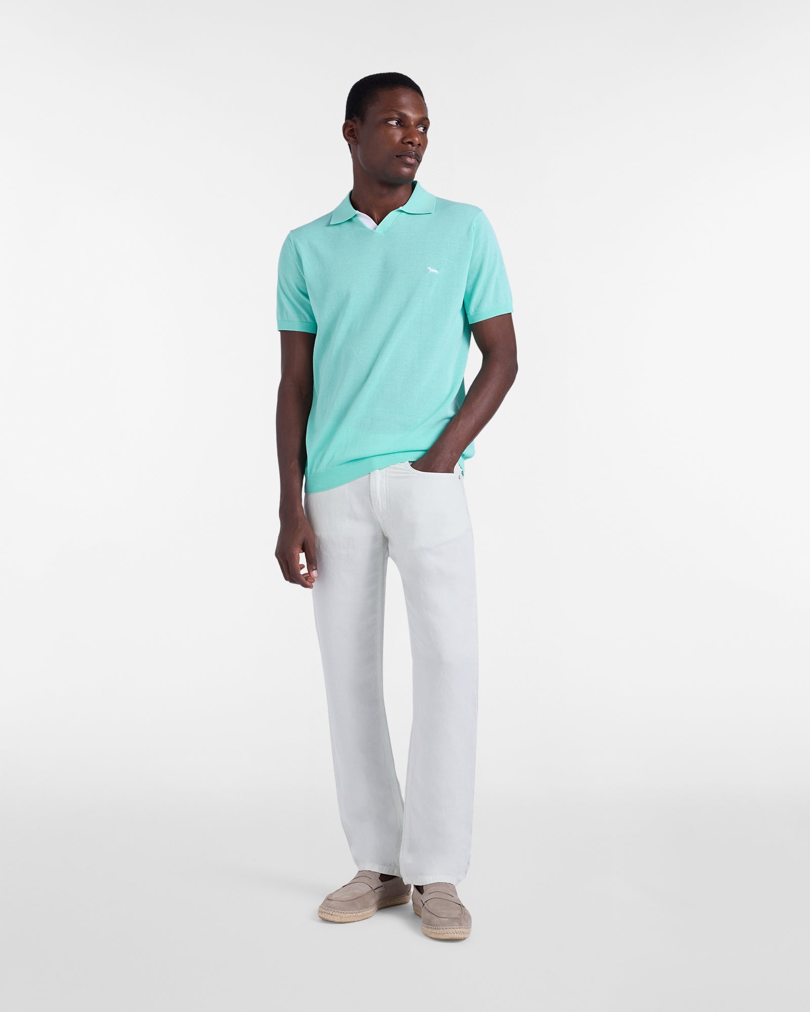 Harmont&Blaine Polo in maglia scollo a V