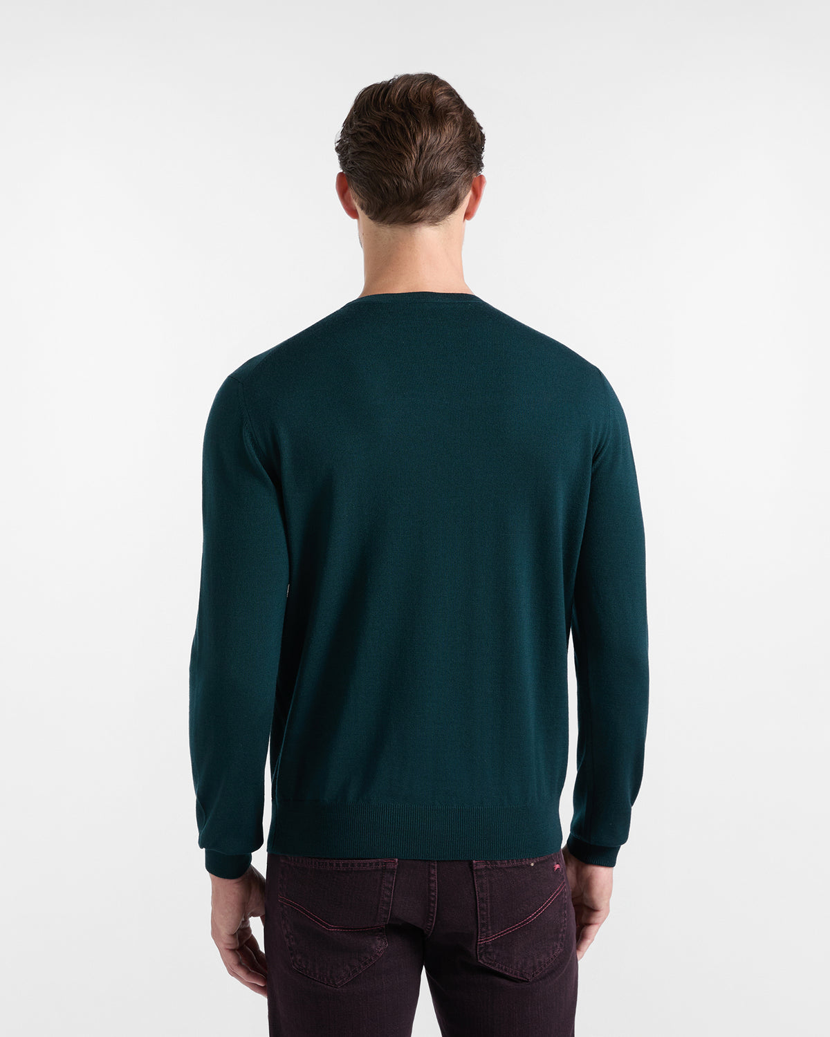 Harmont & Blaine Maglia Uomo in misto cotone e cashmere nero Regular Fit Made in Italy