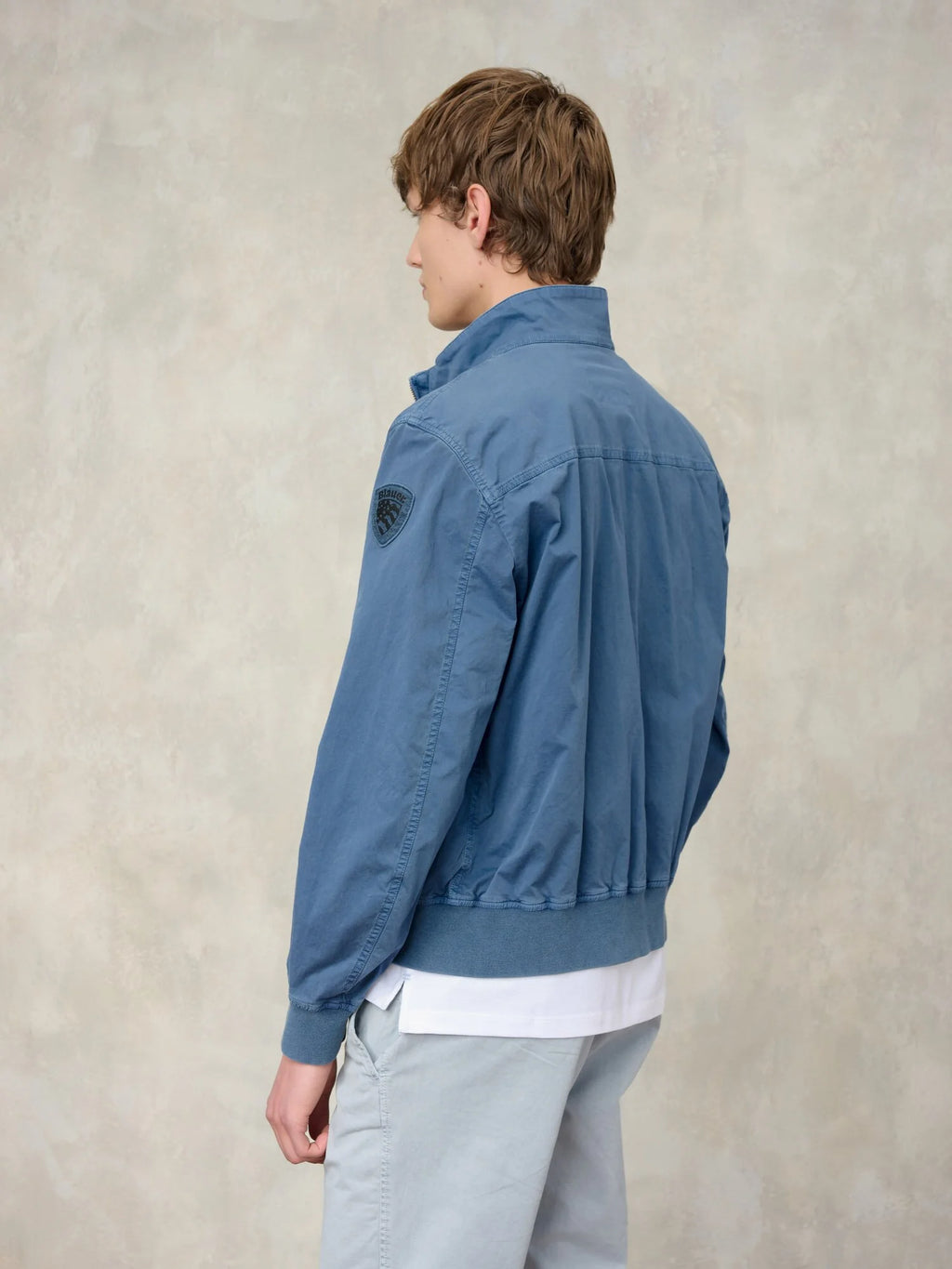 BLAUER BOMBER LEGGERO BADGER