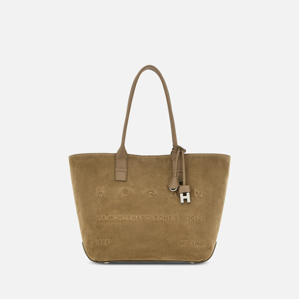 HOGAN Borsa Shopping Hogan Address Beige
