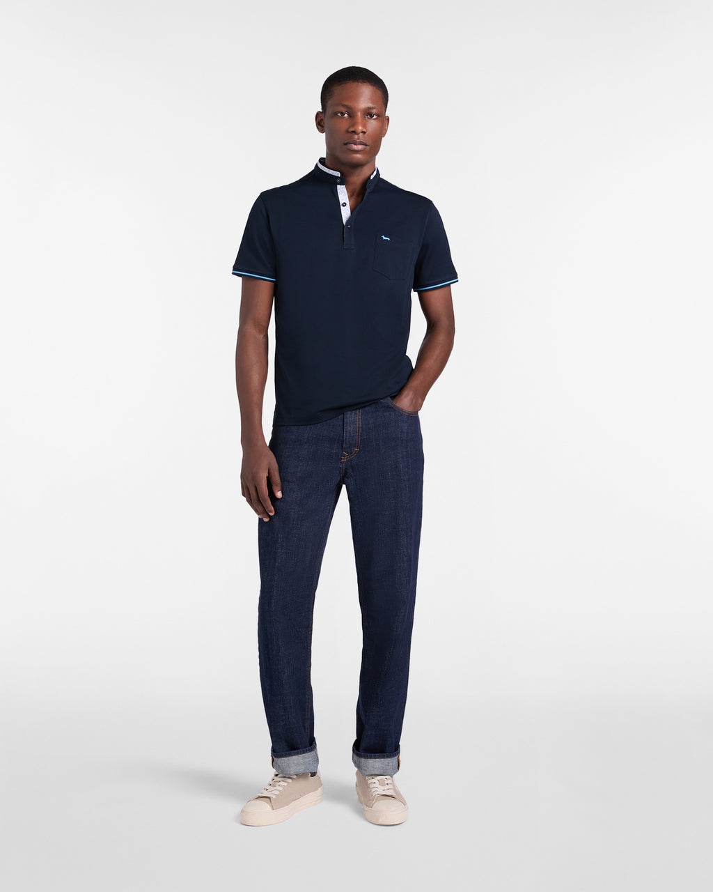 Harmont&Blaine Polo Uomo Collo Coreana