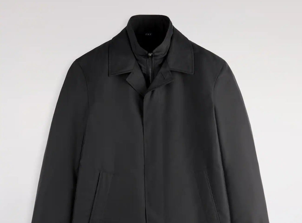 FAY Morning Coat in Popeline Tecnico