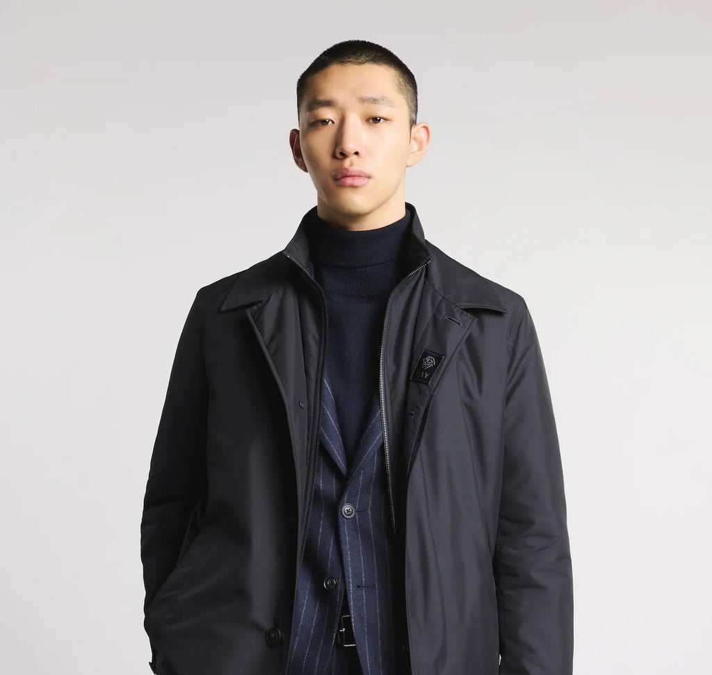 FAY Morning Coat in Popeline Tecnico