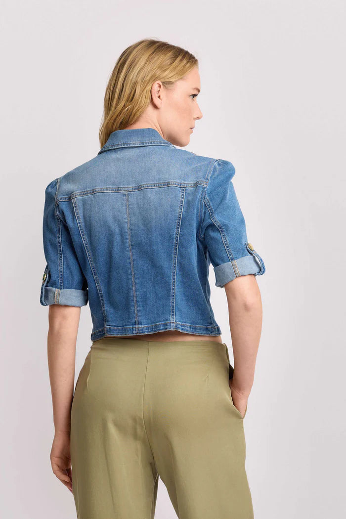 KOCCA Giubbino in denim taglio cropped - Giubbotto Denim BAKARI