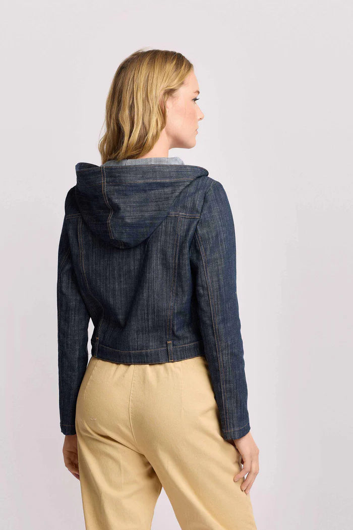 KOCCA Giacca in denim con cappuccio - Giubbotto Denim DARINDO