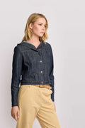 KOCCA Giacca in denim con cappuccio - Giubbotto Denim DARINDO