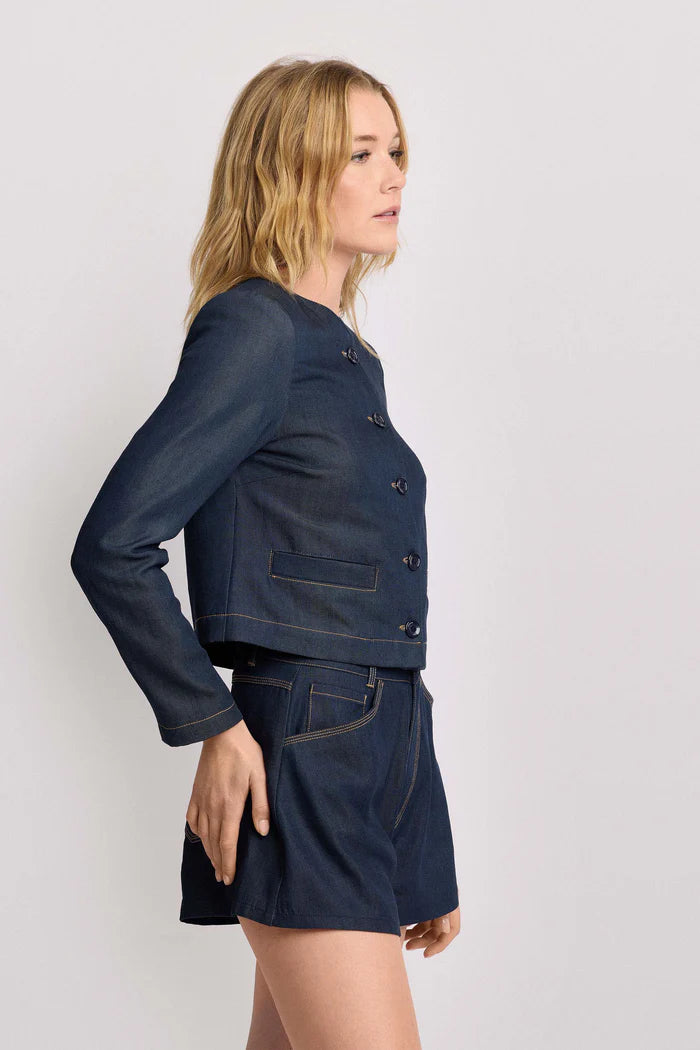 KOCCA Giacca in denim lavaggio scuro - Giacca MIAMAR