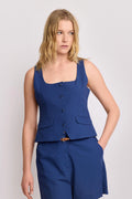 KOCCA Top con scollo squadrato - Gilet MIEZE
