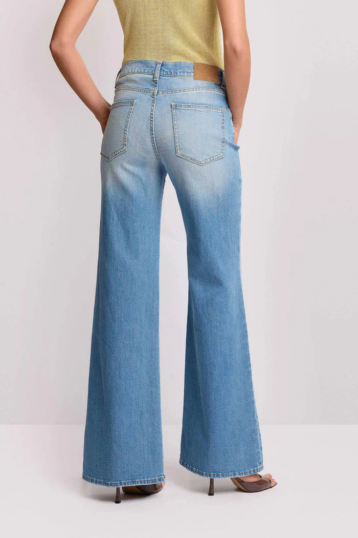 KOCCA Pantaloni in denim design wide leg - Pantalone Denim GERBERT