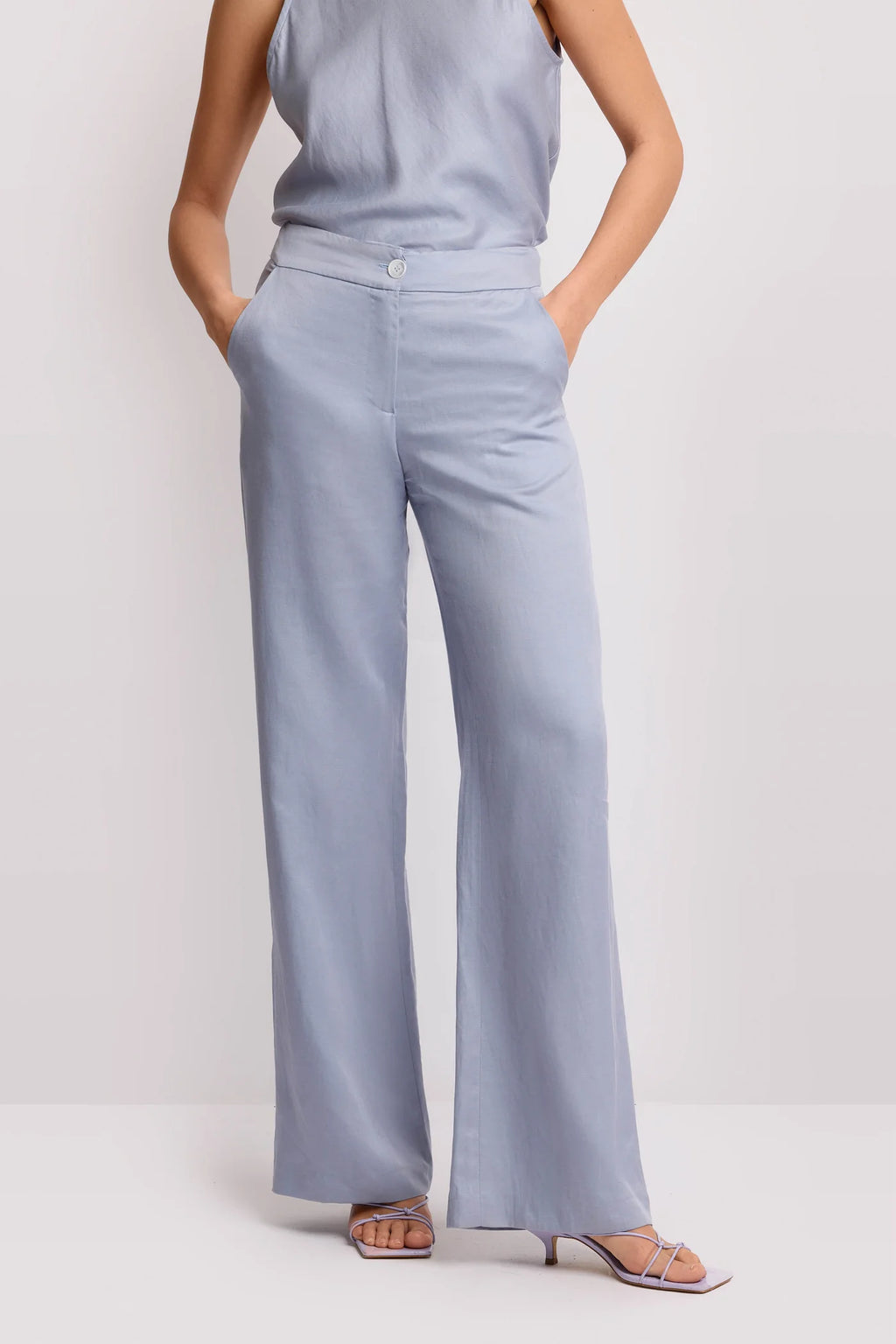 KOCCA Pantaloni wide-leg a vita alta - Pantalone DUENDE
