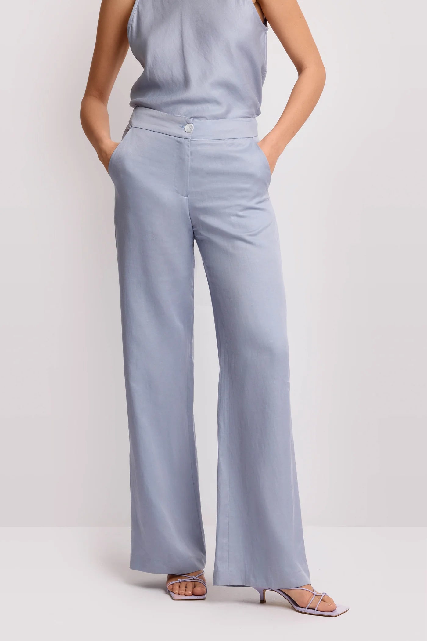 KOCCA Pantaloni wide-leg a vita alta - Pantalone DUENDE