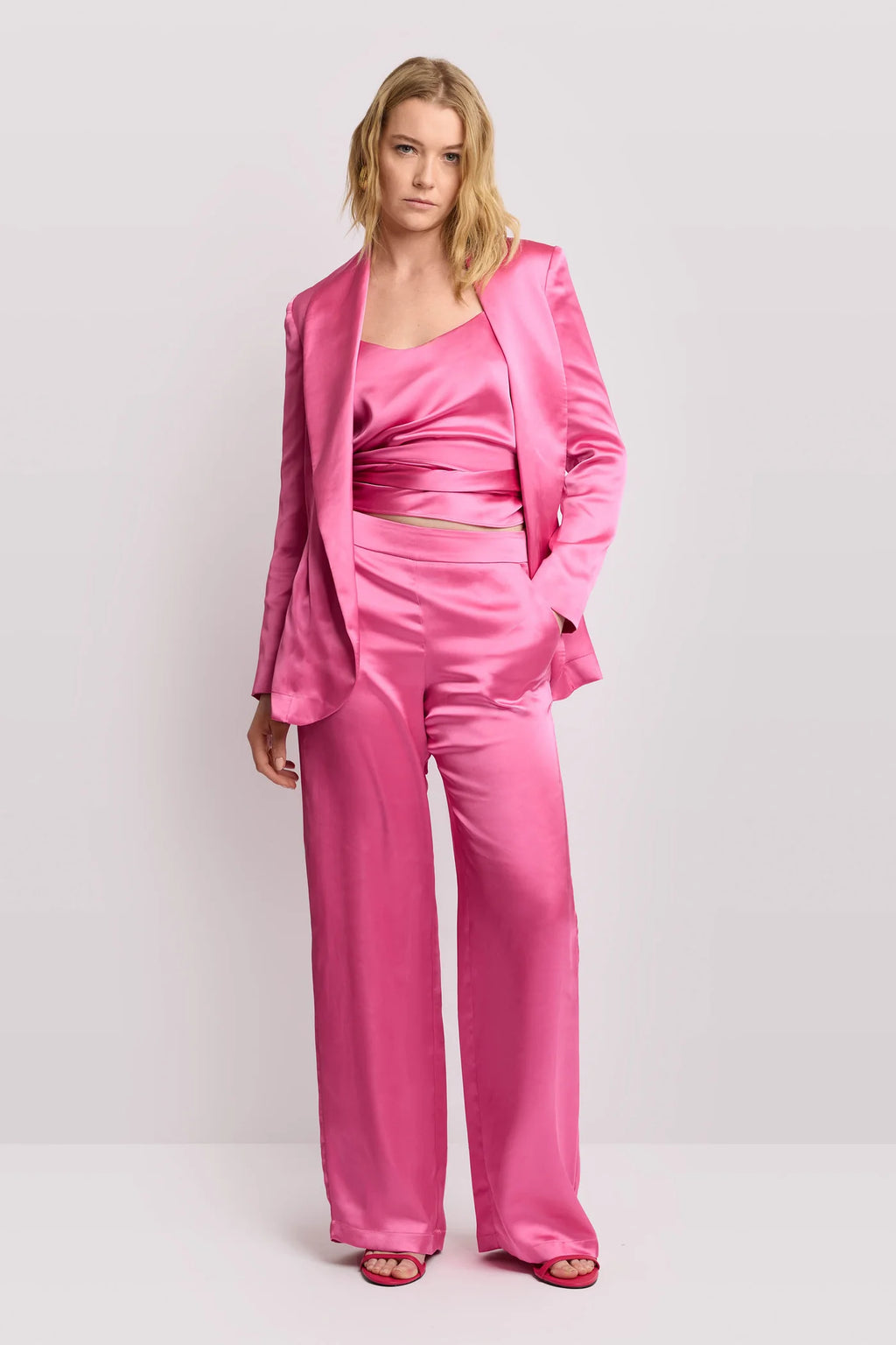 KOCCA Pantaloni eleganti a palazzo - Pantalone KRISTIAN