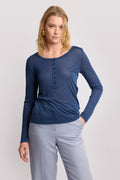 KOCCA Maglia minimal con bottoni - T-Shirt M/L FLORENTIN