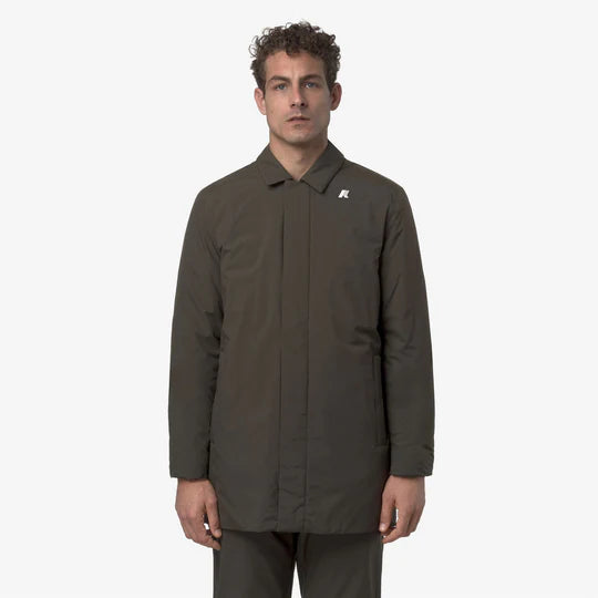 K-WAY BENNY WARM OTTOMAN BLACK OLIVE