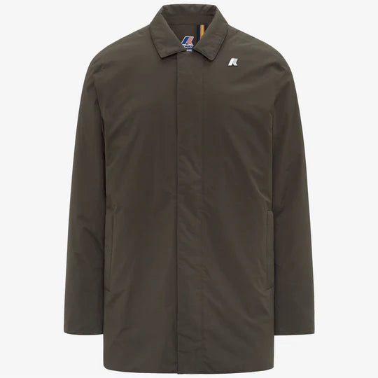 K-WAY BENNY WARM OTTOMAN BLACK OLIVE