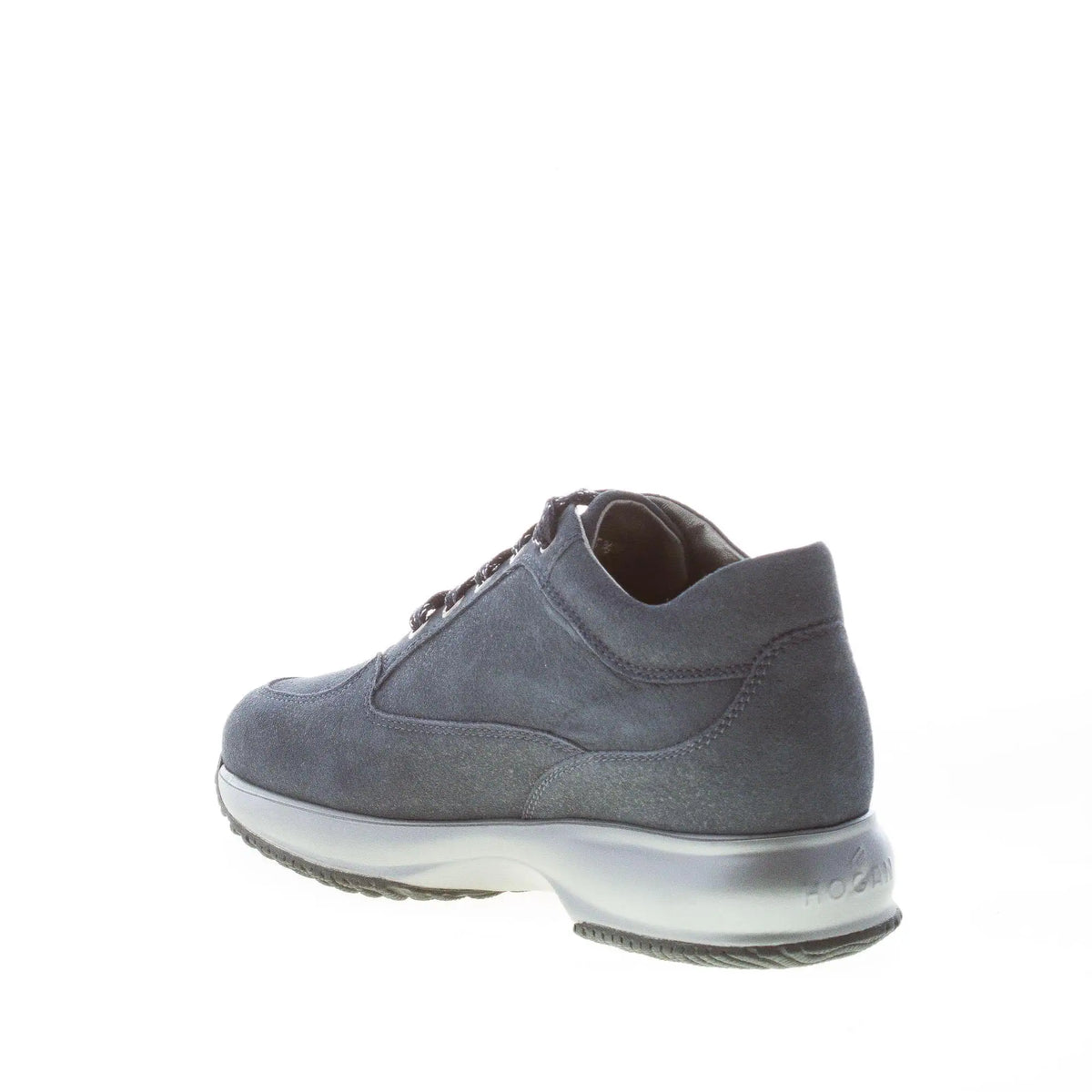 HOGAN Interactive in camoscio BLU con H strass