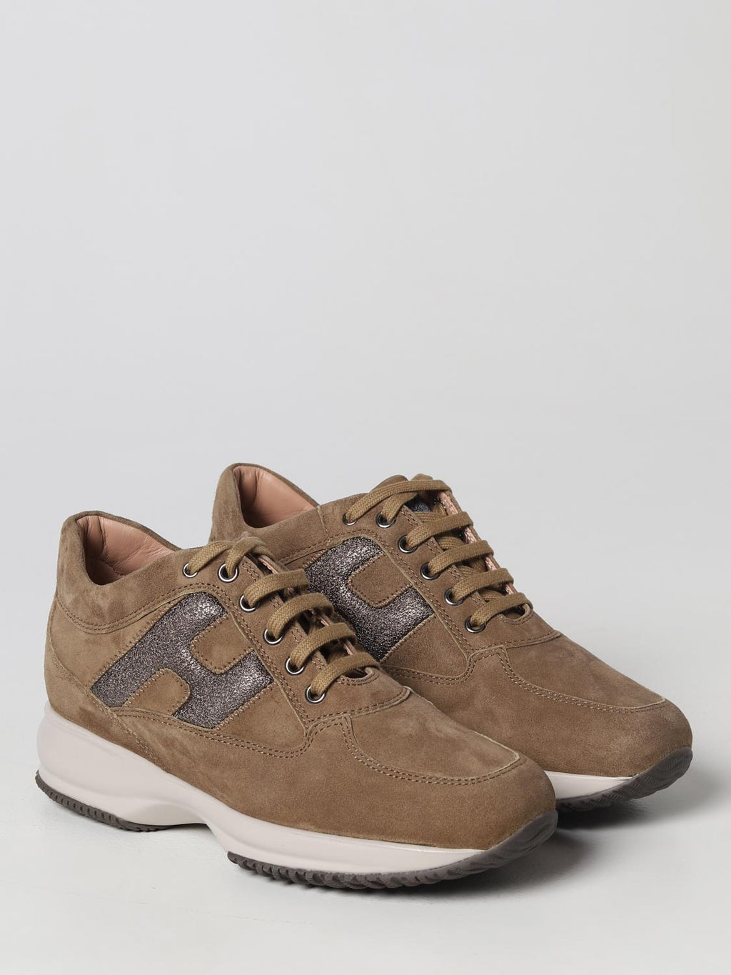 HOGAN Sneakers Interactive Hogan in camoscio